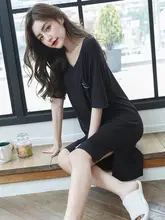 夏用パジャマ【綿モダール・胸パッド付き・ショートスリーブ・大きいサイズ】