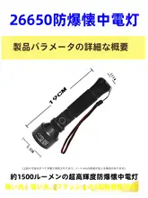 防水防爆LED懐中電灯【消防士用・強力ライト・持ち運び可能・認証付き】