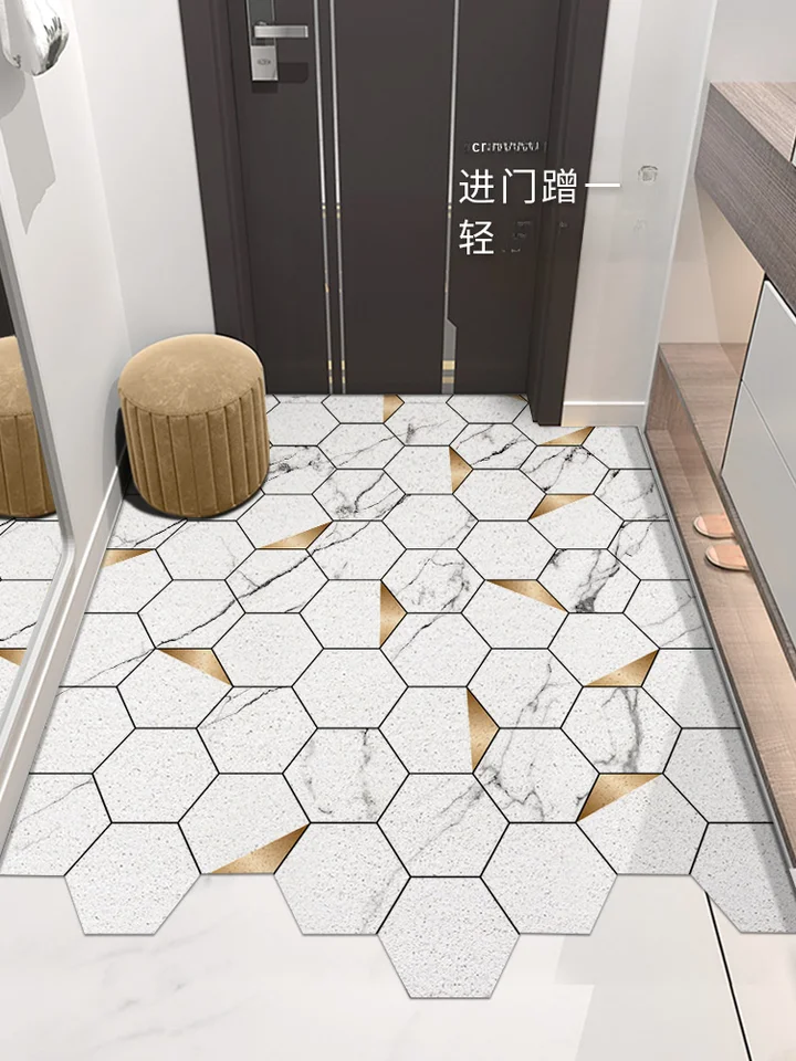 北欧スタイルの室内マット【タマイズ可能・シリコン製・リバーシブル】