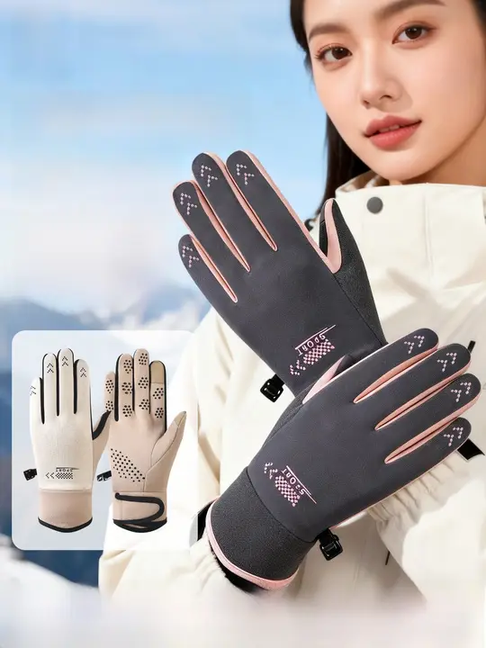 登山用グローブ【防寒・防水・タッチパネル対応・男女兼用】