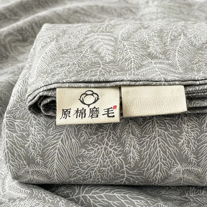 極上の柔らかさの綿製枕カバー【厚手・家庭用・全棉】（セットアップ対応）