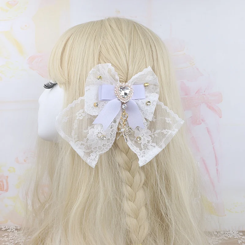 リボン留め具の仕組みと実際の使用シーン：禧珠珠ハートペンダントヘアクリップの詳細解説