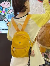 軽量小型リュックサック【女性用・白・シンプル・カジュアル・通勤・旅行用】