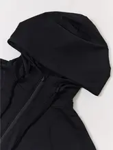 速乾性アスレチックフードジャケット【高ストレッチ・四針六糸・サウスウェア】