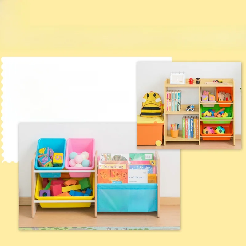 カラフルな子供部屋用玩具収納ラックTHR系列-277191の実際の収納効率と使い勝手