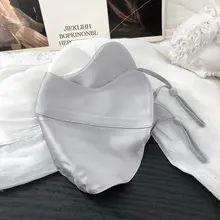シルク製フェイスマスク【男女兼用・紫外線対策・通気性のある薄手・黒・グレー】
