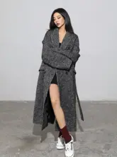MIRANDA SONG 上質なウールロングコート【落ち感・オーバーサイズ・高級デザイン】