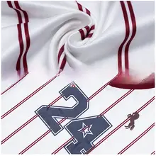 スポーティーなストライププリントの半袖Tシャツ【メッシュ・コットン・春夏用】