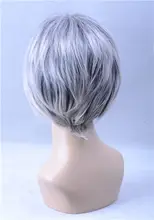 グラデーションショートウィッグ【COSプレイ・少年スタイル・髪色変更可】（セットアップ対応）