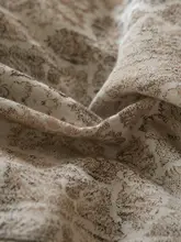 復古風の立体的な花柄デザイン 水洗いコットンの四重ガーゼ布団カバー【高級感・セットアップ対応】