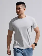 涼感丸首短袖Tシャツ【無地・極上の柔らかさ・快適】（セットアップ対応）