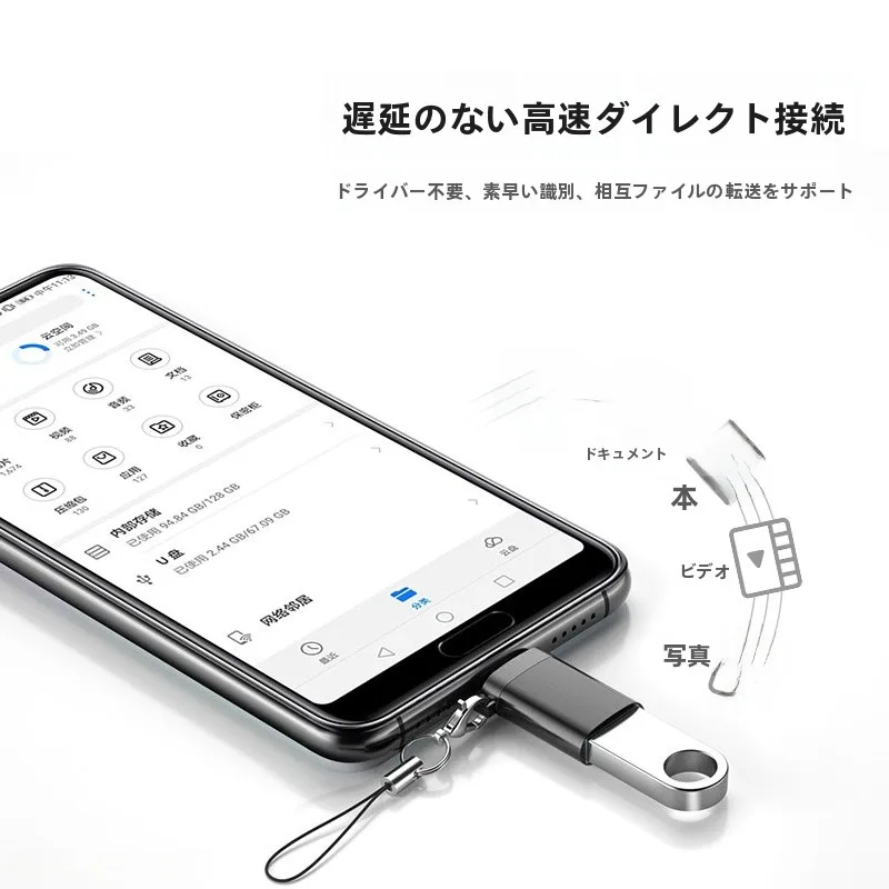 MOSWEI USB Type-C変換アダプター：OTG対応でiPhoneとAndroidの接続を実現