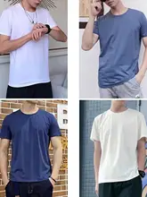 極上の柔らかさのアイスシルクTシャツ【メンズ・半袖・速乾・プレーン】