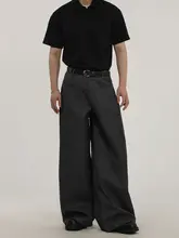 スラックス ユニセックス シンプル ヴィンテージ 上品 バナナシルエット ルーズ ワイド ストレート 通勤 オフィスカジュアル カジュアル 「A carton」