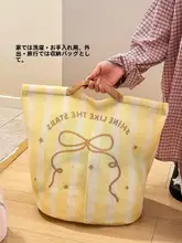 ランドリーポーチ 旅行用 手提げ 汚れ物収納 下着 仕切り付き 仕分け パッキング