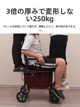 高齢者用 バギー【押しやすい・座れる買い物カート】