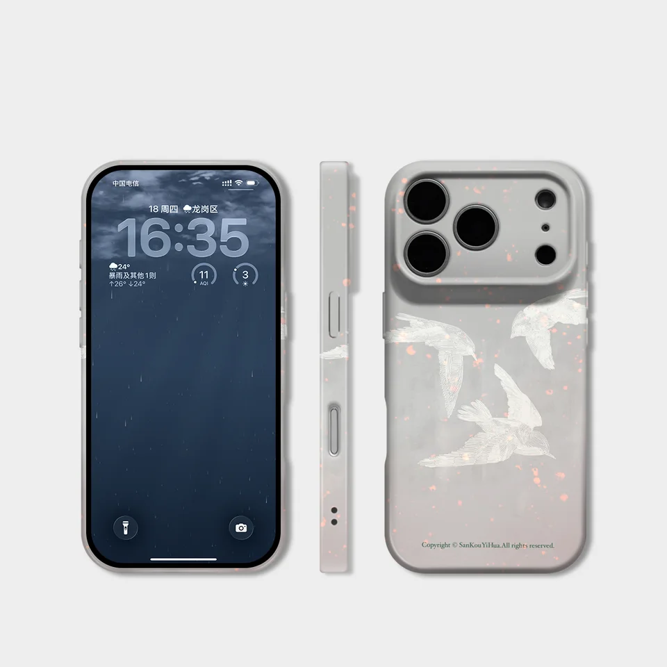 iPhone用保護ケース【レトロデザイン・シンプル・おしゃれ】