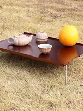 アウトドア用 アルミ合金折りたたみテーブル【携帯型・軽量・キャンプ・ミニサイズ】