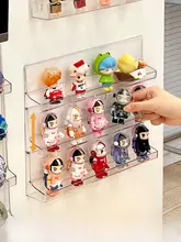 壁掛けマルチディスプレイラック【アクリル製・多層・フィギュア収納用】