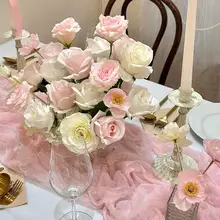 バリ風シワ加工テーブルクロス【結婚式・誕生日パーティー用・装飾用】