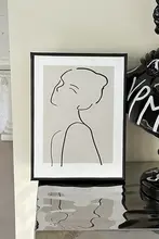 シンプルモダンな北欧風デザインの壁掛けアートパネル【リビング・寝室用・レトロスタイル】
