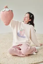 極上の柔らかさ フランネル生地の暖かいパジャマ【秋冬用・厚手・女性用】