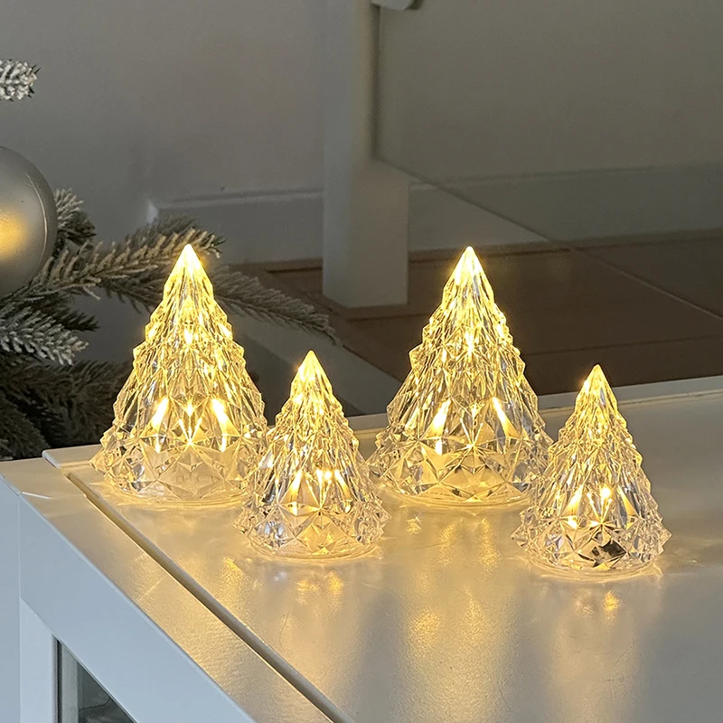 LEDキャンドルクリスタルタイプ：ローマ柱デザインのデスクトップ装飾ランプの仕組みと実用性