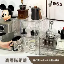 アクリル製透明化粧品収納ボックス【デスクトップ用・香水・スキンケア収納】
