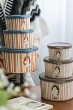 モーミンデザインのフタ付き保存容器【可愛らしいお弁当箱・アウトドア用・家庭用】