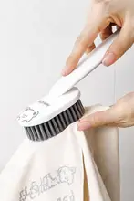 多機能ソフトブラシシュークリーナー【靴を傷めず、隅々まできれいに・長柄】