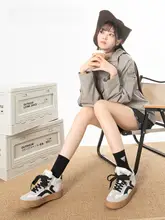 レディース ハイカットスニーカー【レトロデザイン・厚底・カジュアル・秋冬用】（セットアップ対応）