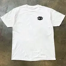 オリジナルロゴ付き コットン製 半袖Tシャツ【ルーズフィット・クルーネック・快適な着心地】