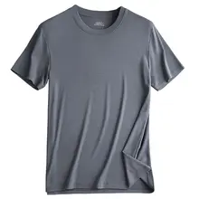 快適な着心地のモダール素材 メンズ夏用Tシャツ【薄手・無地・クルーネック・短袖】