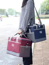 防水仕様 大型保温バッグ【厚手アルミ箔・持ち運び便利・仕切りあり】