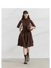 冷感UVカット 半円デザイン 夏用シンプルラウンドネック短袖シャツ2点セット