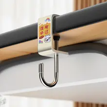 強力なアルミニウム合金製デスクサイドバックフック【穴あけ不要・持ち運びに便利・強い耐荷重】