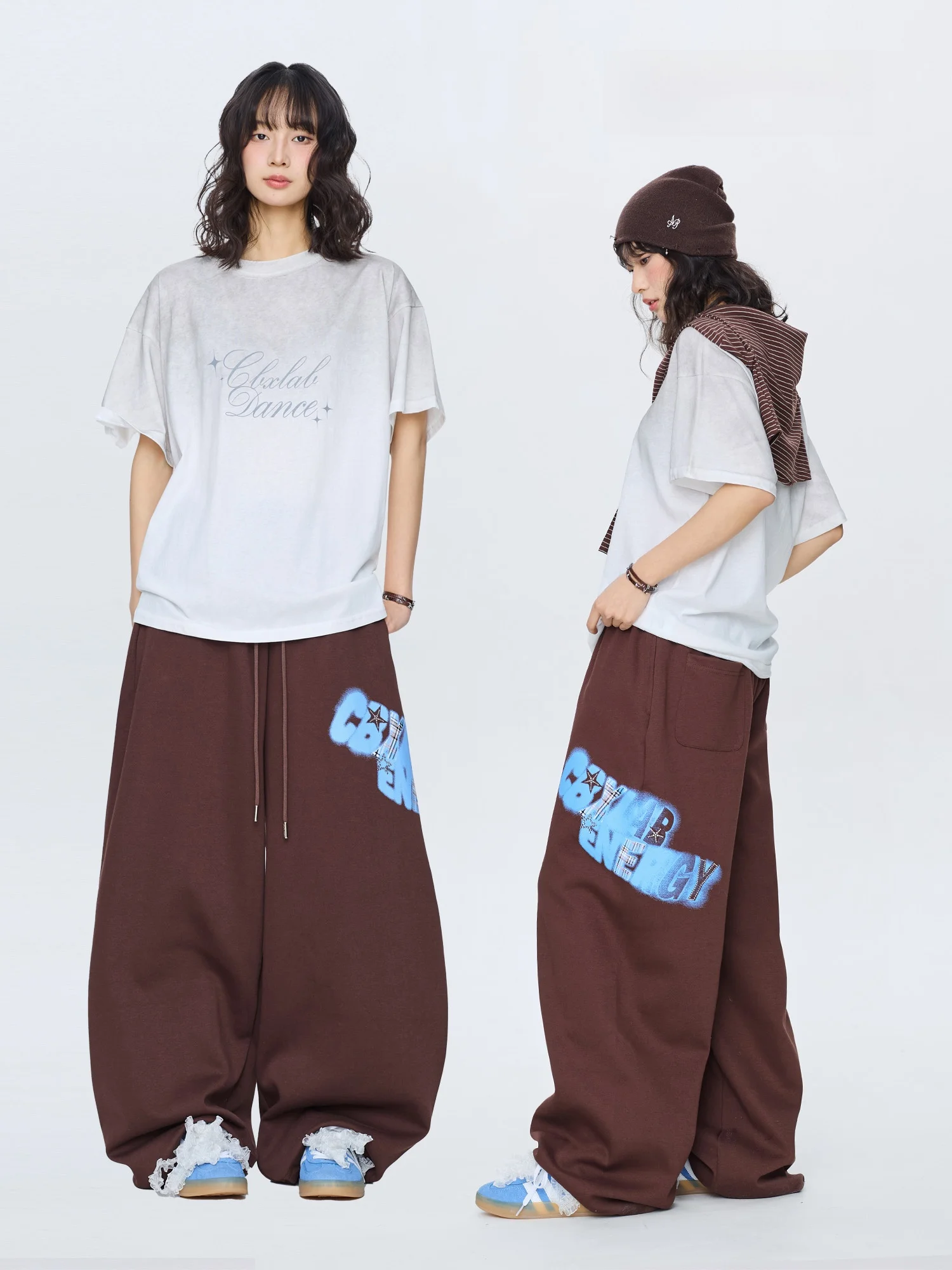 オーバーサイズ 極上の柔らかさ 夏用ヒップホップパンツ【カジュアル・アメリカンスタイル・ロングパンツ】