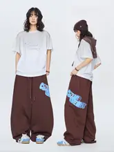 オーバーサイズ 極上の柔らかさ 夏用ヒップホップパンツ【カジュアル・アメリカンスタイル・ロングパンツ】