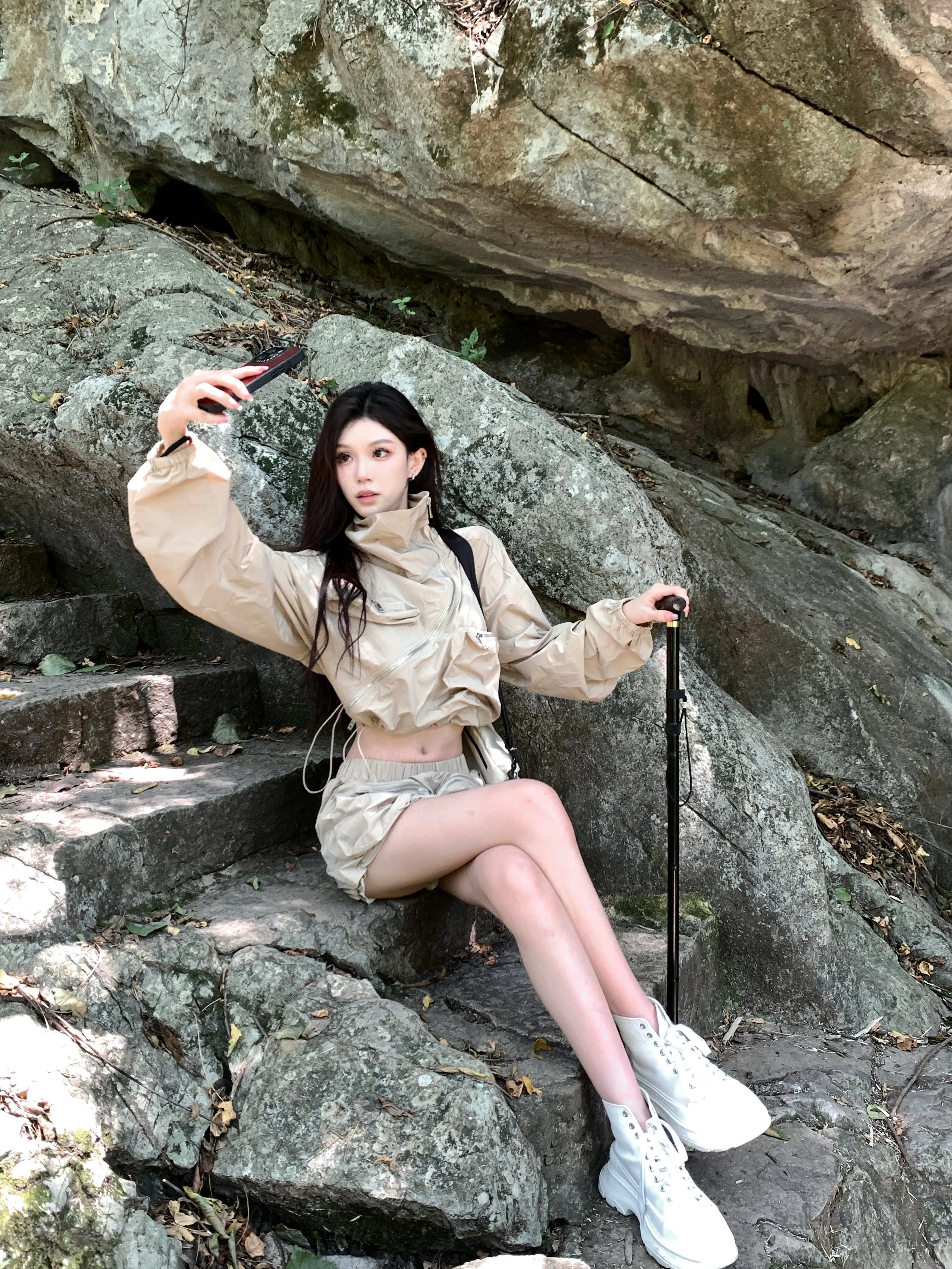 大人女子山ファッション：SWEET YILIN オートドア用レディースジャケットセットアップの実用性とシーン別対応
