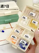 携帯用ミニ薬ケース【一日三食分装・密封防潮・便利な七日間用】