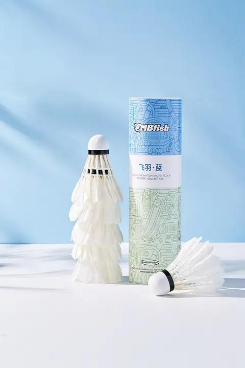 mbfish 夜光トレーニングシャトルコック【耐久性・防風・屋外用・公式商品】