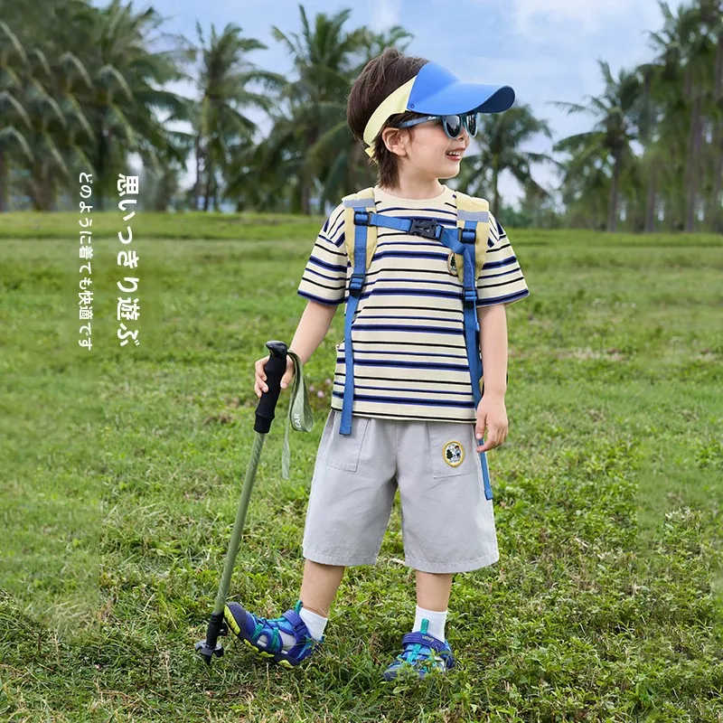 16°Cの気温で子供が冷えにくい服装は？夏用の軽量セットアップが解決する理由