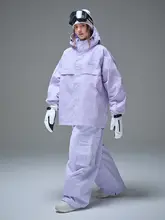 NOBADAY 防風防水のオーバーサイズスノーボードウェア【男女兼用・パンツとジャケット】（セットアップ対応）