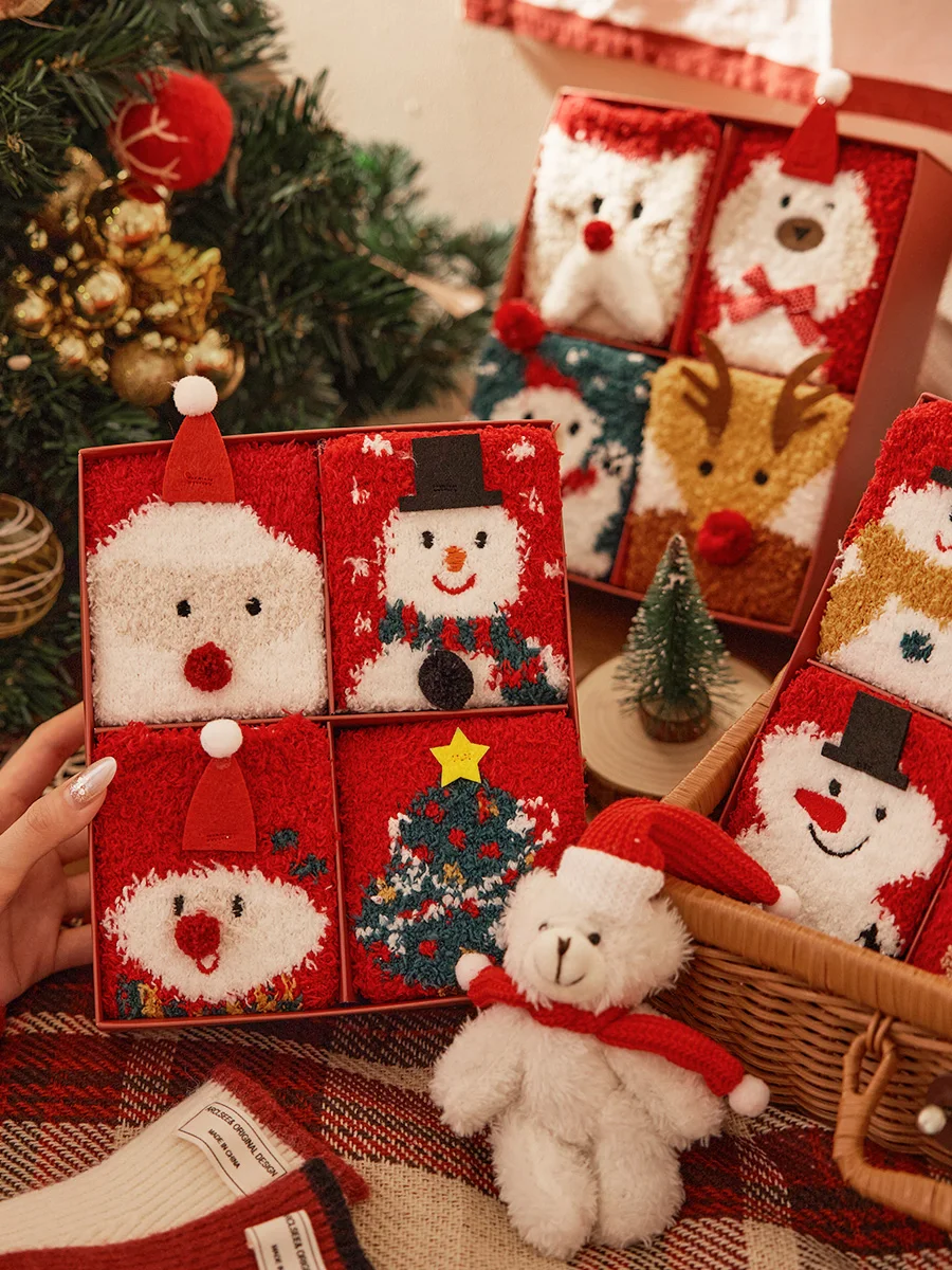 クリスマスソックス【秋冬用・カップル向け・ふわふわコットン】（セットアップ対応）の選び方と実用性