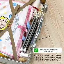 旅行用折り畳み式衣類干しハンガー【コンパクト・持ち運び便利・外出用】
