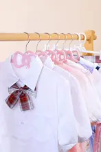 可愛いピンクのリボン付きハンガー【防滑・家庭用・ロリータ風】