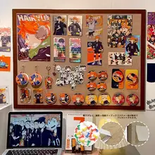 壁掛けマジックフェルトフォトボード【穴あけ不要・自粘式・ポストカード展示用】
