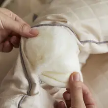 大豆繊維使用の暖かい布団【全棉・厚手・冬用・春秋対応・シングルサイズ】
