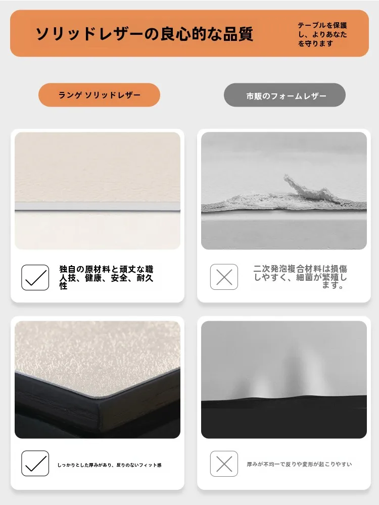 シリコン製テーブルマット：防水・防油・耐熱機能が実証された高級感のあるダイニングラグ