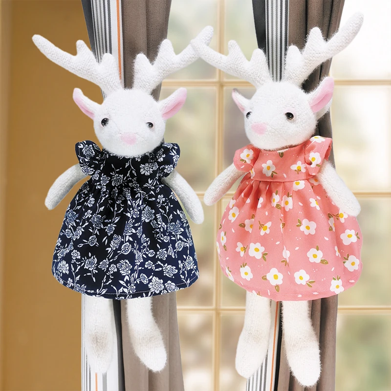 12月の壁面に「かわいい」をどう入れる？子供部屋にぴったりのカートゥーンシカマグネットカーテンクリップの選び方